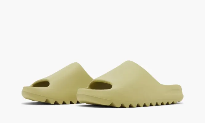 Кроссовки Yeezy Slides 'Resin' 2022 Зелёный