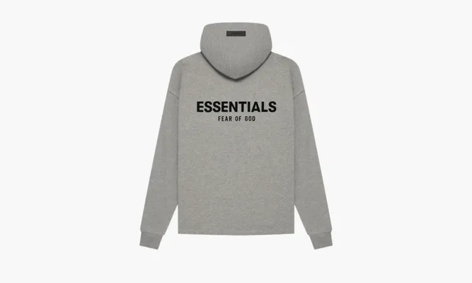 Одежда Fear of God Essentials Relaxed Hoodie SS22 «Light Oatmeal» серый