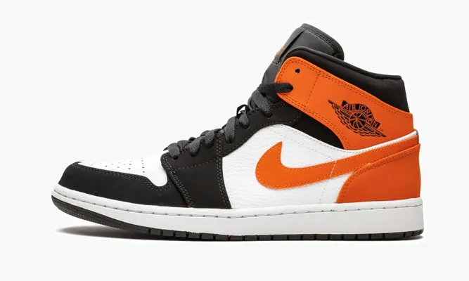 Кроссовки Air Jordan 1 Mid «Shattered Backboard» черный