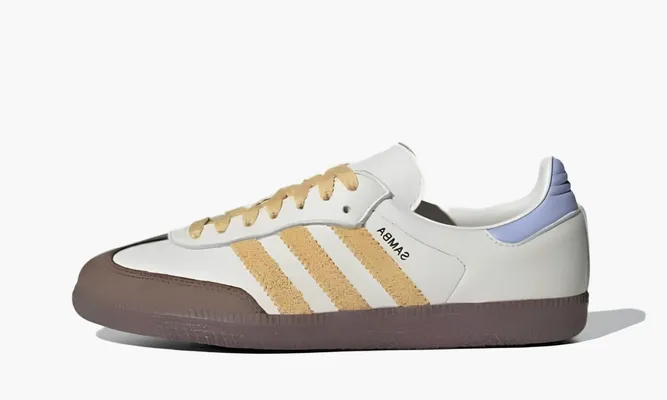 Кроссовки Adidas Samba OG WMNS «Off White Violet Tone» белый