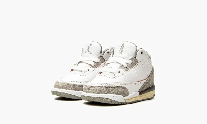 Для самых маленьких Air Jordan 3 Retro SP TD «A Ma Maniere - Raised By Women» белый
