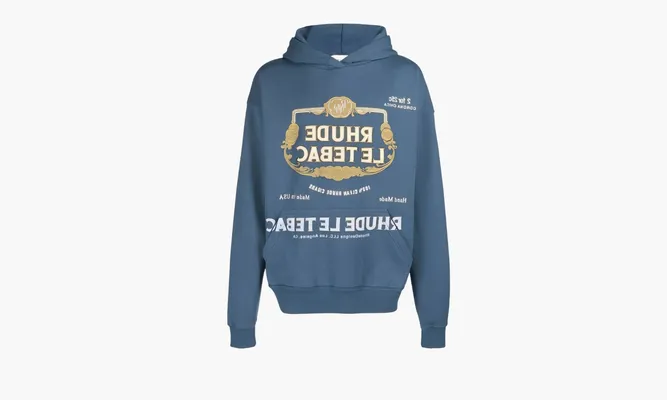 Одежда RHUDE Le Tebac Hoodie «Slate» синий