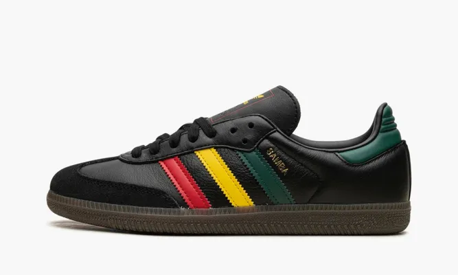 Кроссовки Adidas Samba OG «Black Rasta» черный