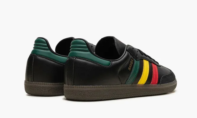 Кроссовки Adidas Samba OG «Black Rasta» черный