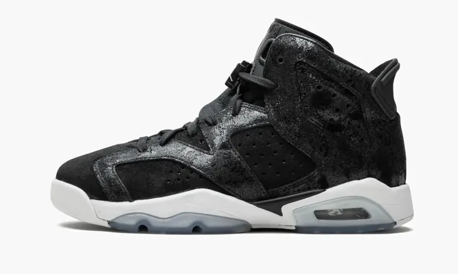 Кроссовки Air Jordan 6 Retro Prem Hc Gg «Heiress - Black Suede» черный