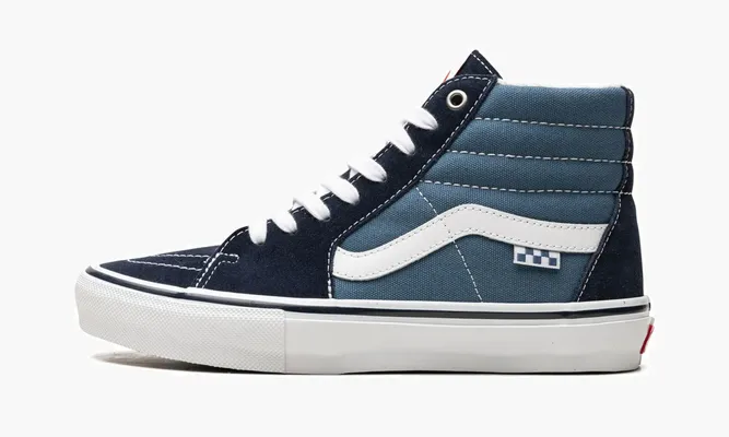 Кроссовки Vans Sk8-hi «Navy / White» синий