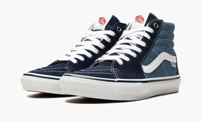Кроссовки Vans Sk8-hi «Navy / White» синий