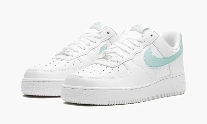 Кроссовки Air Force 1 '07 WMNS «White / Jade Ice» белый