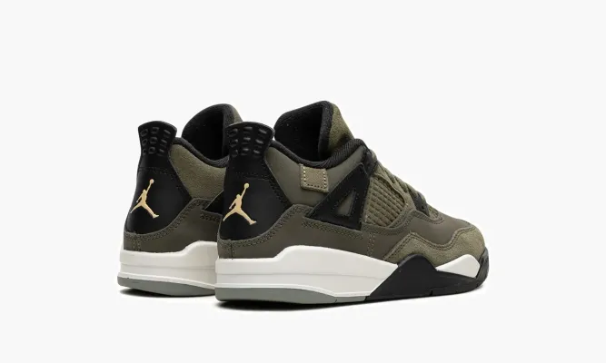 Для самых маленьких Air Jordan 4 SE Craft PS «Olive» зеленый