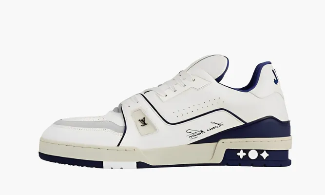 Кроссовки Louis Vuitton «Navy Blue» синий