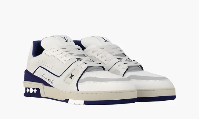 Кроссовки Louis Vuitton «Navy Blue» синий