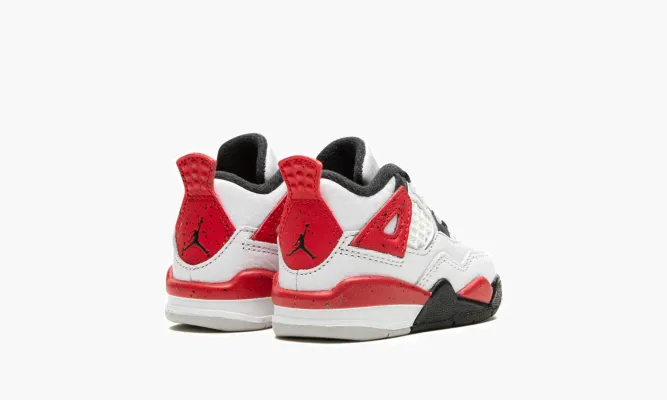 Для самых маленьких Air Jordan 4 TD «Red Cement» белый