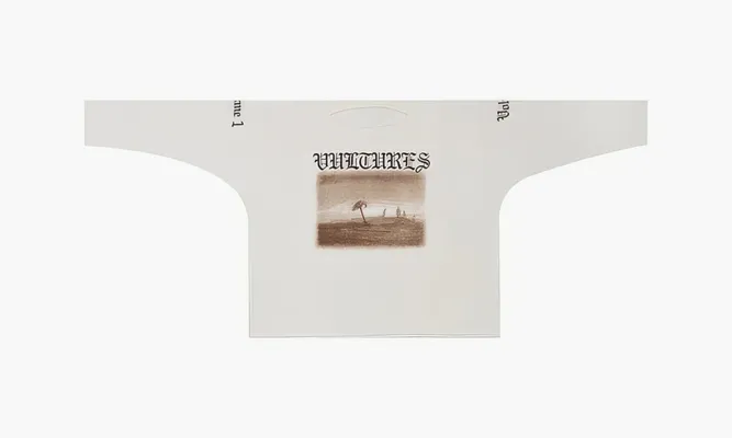 Одежда Yeezy Gosha Vultures Long T-shirt «White» Белый