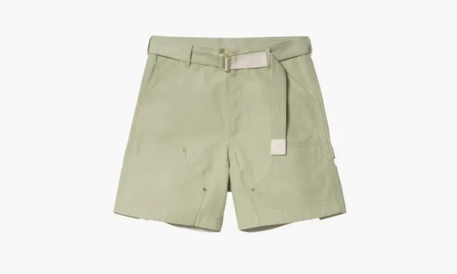Одежда Sacai X Carhartt Shorts WIP «Palegreen» зеленый
