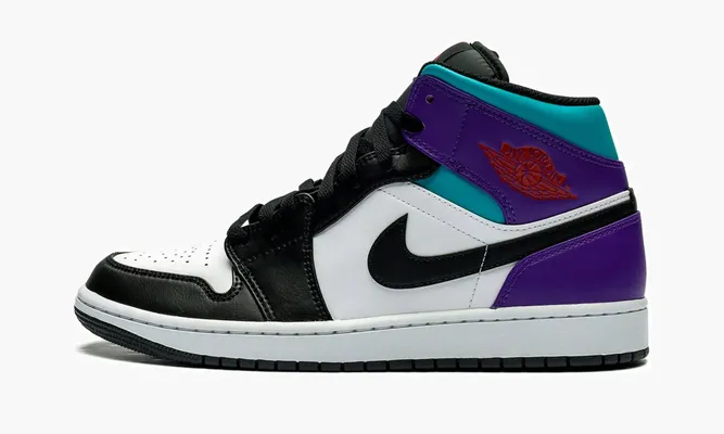 Кроссовки Air Jordan 1 Mid «Aqua» черный