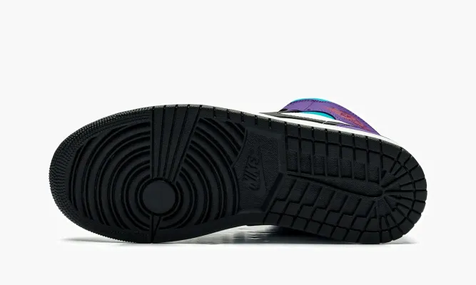 Кроссовки Air Jordan 1 Mid «Aqua» черный