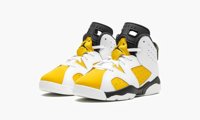 Для самых маленьких Air Jordan 6 PS «Yellow Ochre» желтый