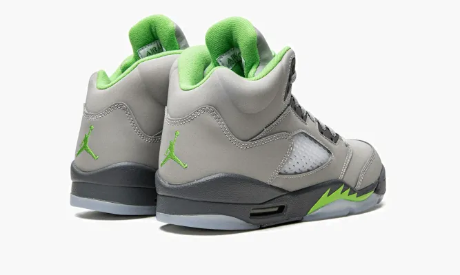Кроссовки Air Jordan 5 GS «Green Bean 2022» серый
