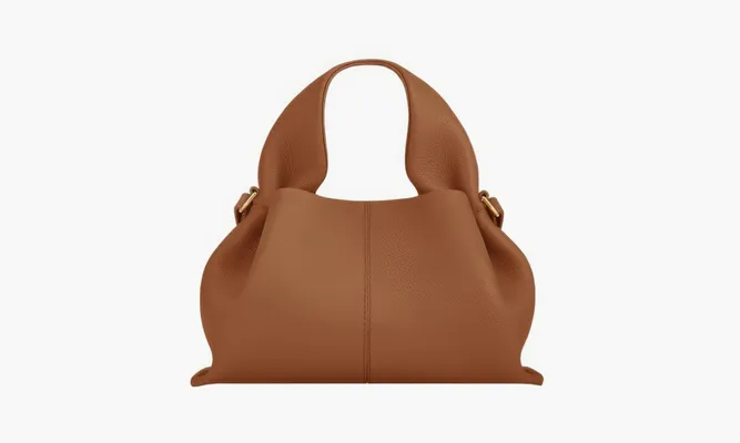 Сумки Polene Numero Neuf Mini «Camel» коричневый