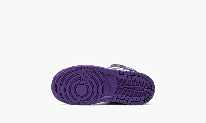 Для самых маленьких Air Jordan 1 Mid TD «Dark Iris» черный