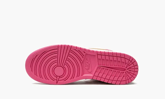 Кроссовки Air Jordan 1 Mid GS «Pinksicle» коричневый