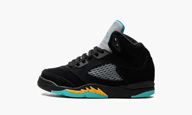 Для самых маленьких Air Jordan 5 PS «Aqua» черный
