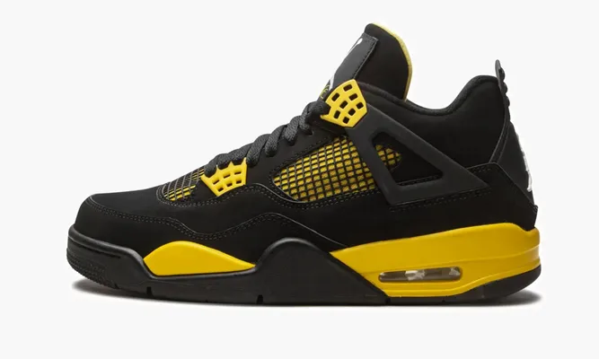 Кроссовки Air Jordan 4 Retro «Thunder» черный