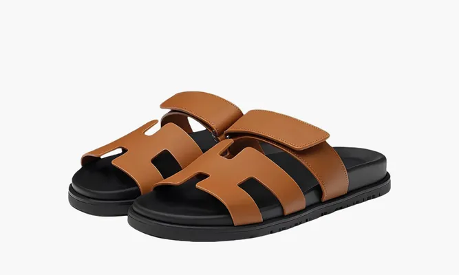 Обувь Hermes Slates «Black Brown» коричневый