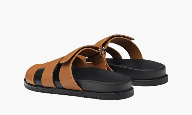 Обувь Hermes Slates «Black Brown» коричневый