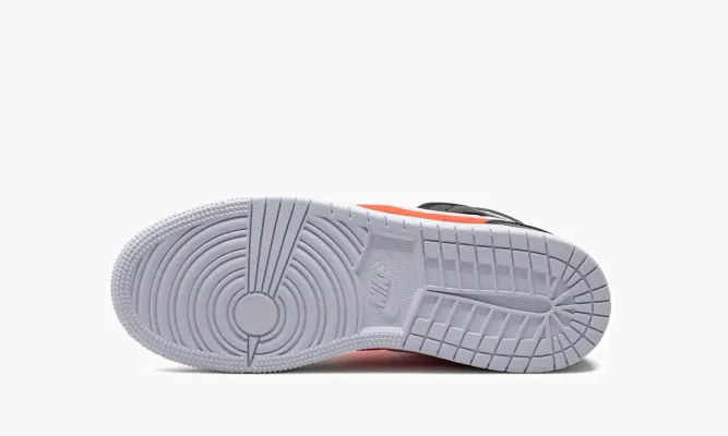 Кроссовки Air Jordan 1 Mid SE GS «White Infrared» черный