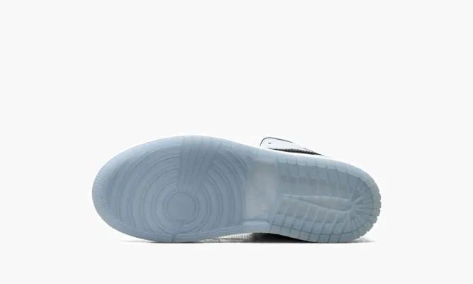 Для самых маленьких Air Jordan 1 Mid SE PS «Ice Blue» белый