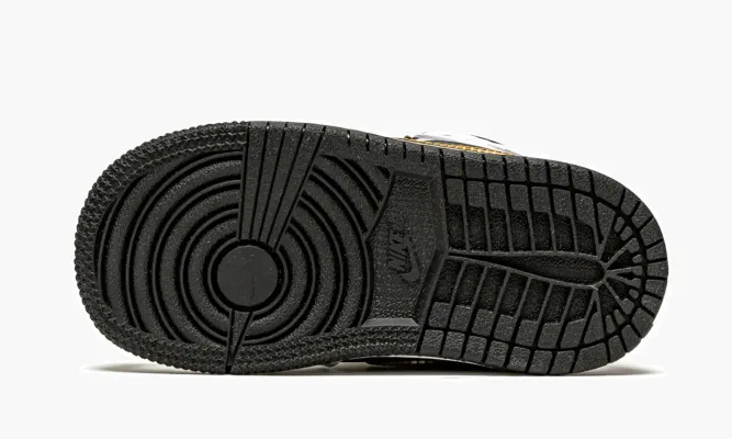 Для самых маленьких Air Jordan 1 Mid TD «White / Gold» белый