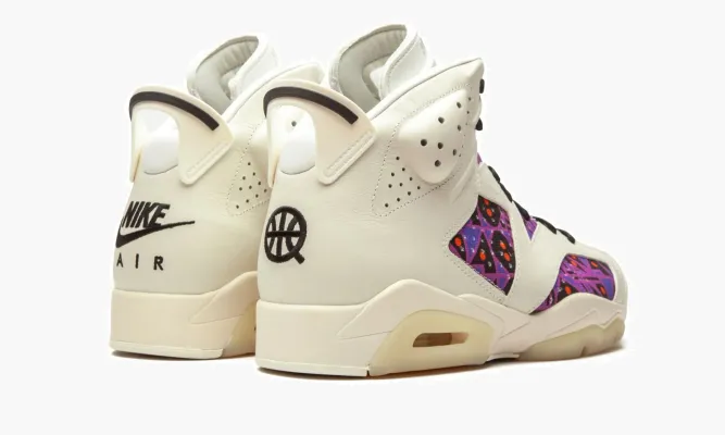 Кроссовки Air Jordan 6 «Quai 54 - Purple» белый