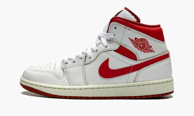 Кроссовки Air Jordan 1 Mid SE «Dune Red» белый