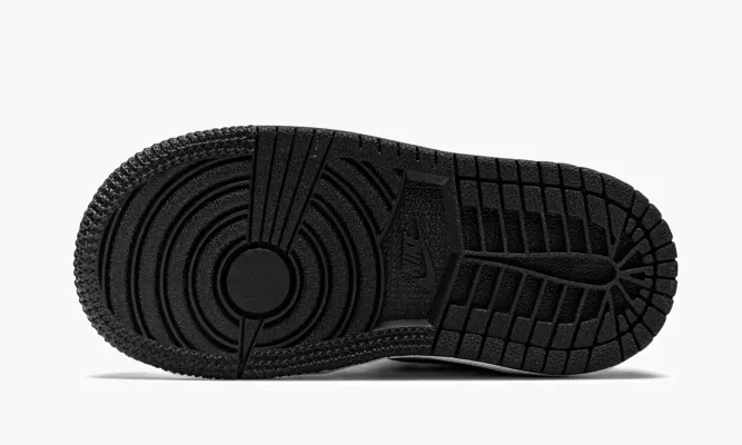 Для самых маленьких Air Jordan 1 High OG TD «Silver Toe» черный