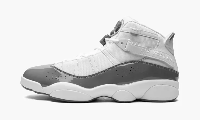 Кроссовки Air Jordan 6 Rings «White / Cool Grey» белый