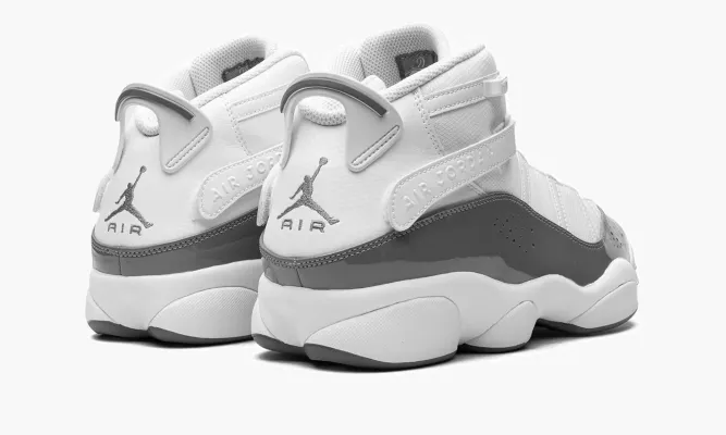 Кроссовки Air Jordan 6 Rings «White / Cool Grey» белый