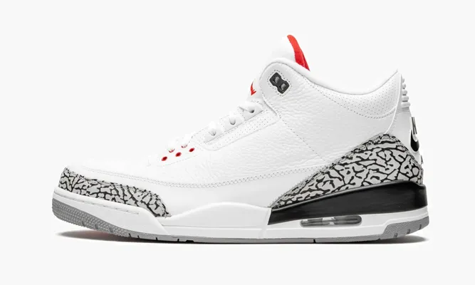 Кроссовки Air Jordan 3 Retro «White Cement '88 2013» белый