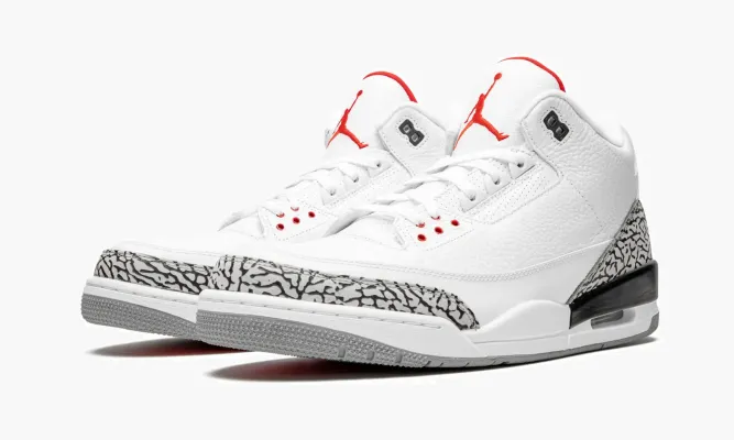Кроссовки Air Jordan 3 Retro «White Cement '88 2013» белый