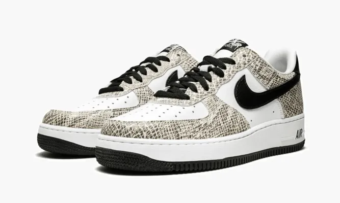 Кроссовки Air Force 1 Low Retro «Cocoa Snake 2018» белый,коричневый