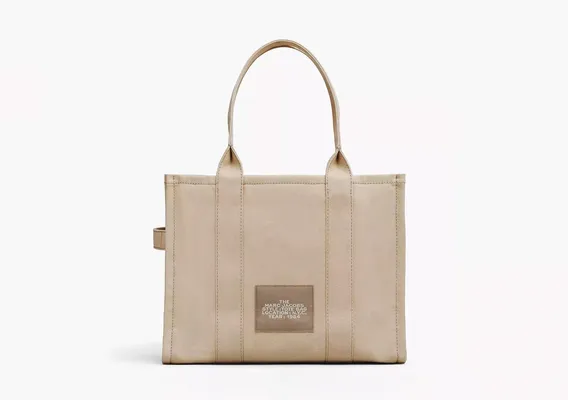 Сумки Marc Jacobs The Canvas Large Tote Bag «Beige» бежевый