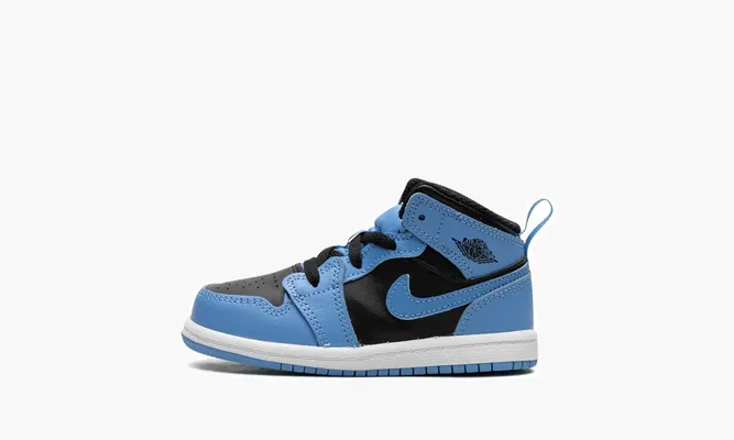 Для самых маленьких Air Jordan 1 Mid TD «University Blue» синий