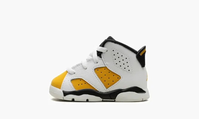Для самых маленьких Air Jordan 6 Retro TD «Yellow Ochre» белый