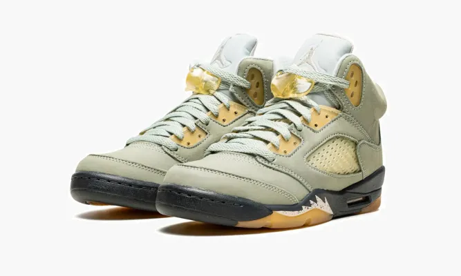 Кроссовки Air Jordan 5 Retro GS «Jade Horizon» зеленый