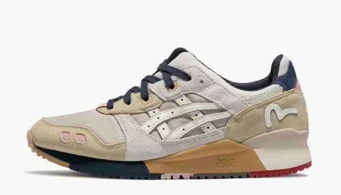 Кроссовки Evisu x Gel Lyte 3 «Birch» серый,бежевый