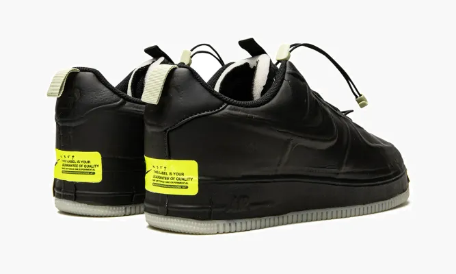 Кроссовки Air Force 1 Low Experimental «Black / Glow» черный