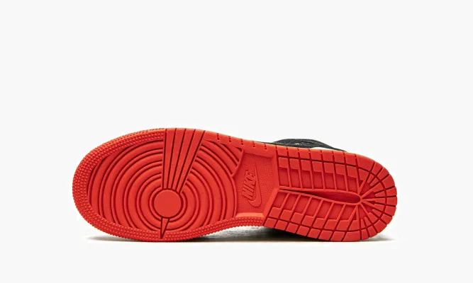 Кроссовки Air Jordan 1 Mid SE GS «Siempre Familia» черный