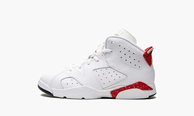 Для самых маленьких Air Jordan 6 Retro PS «Red Oreo» белый