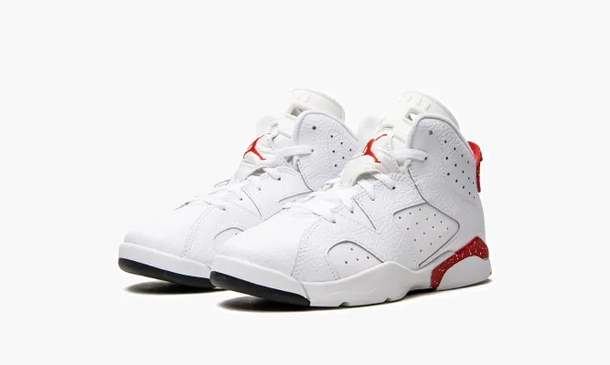 Для самых маленьких Air Jordan 6 Retro PS «Red Oreo» белый