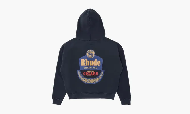 Одежда RHUDE Grand Cru Hoodie «Vintage Black» черный
